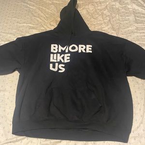 Baltimore Maryland BMore Like Us Gildan size XL hoodie black